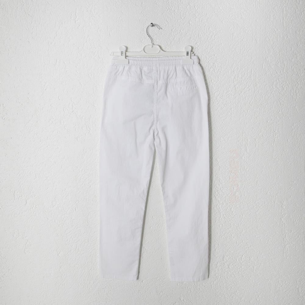 124204Erkek Çocuk Beli Lastikli Gabardin Pantolon 1-5 Yaş