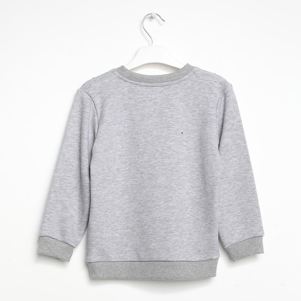 322304Erkek Çocuk Bisiklet Yaka Sweatshirt 1-5 Yaş