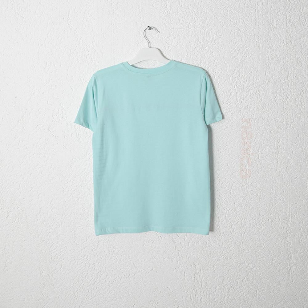 124324Erkek Çocuk Çizgili Baskı T-Shirt 1-5 Yaş