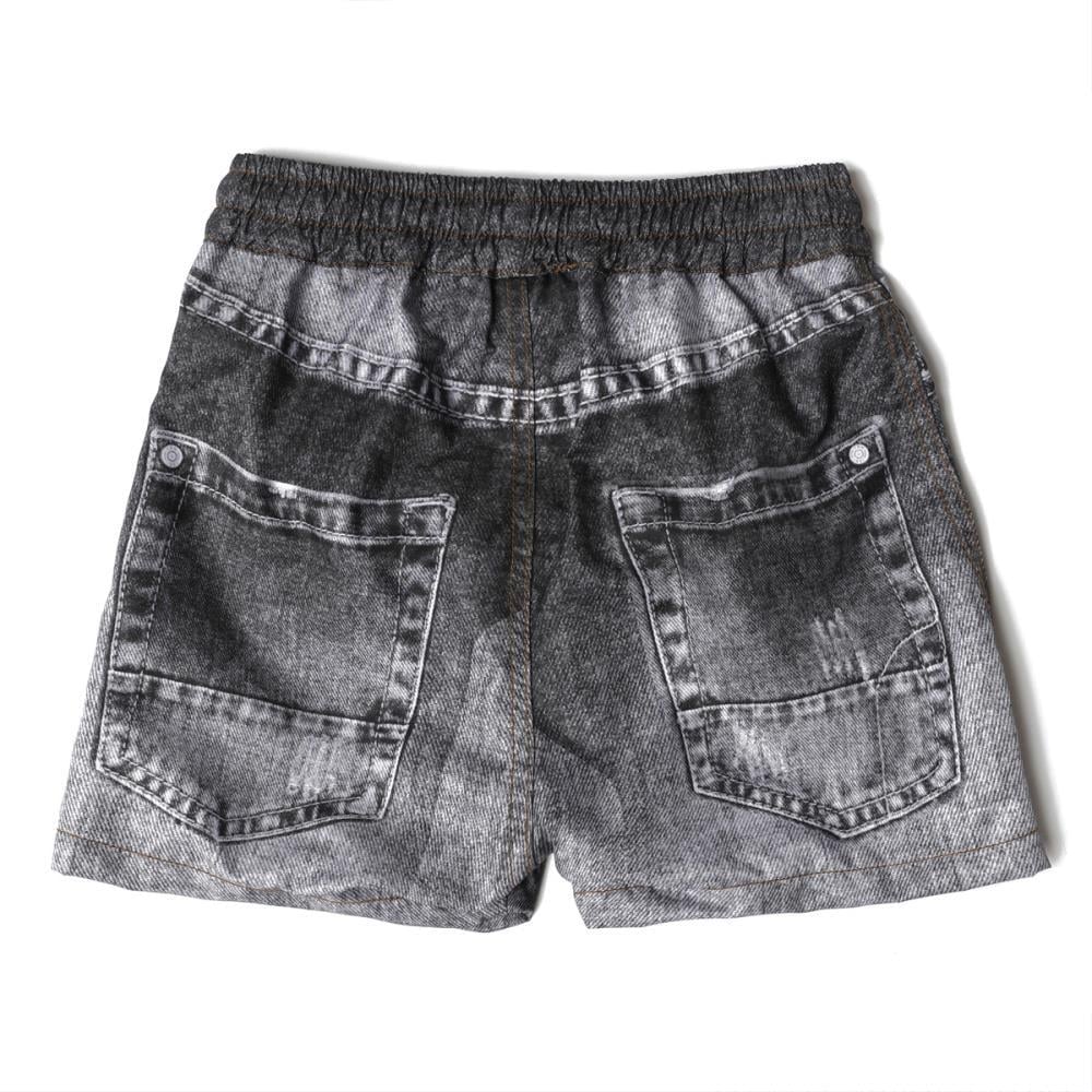 122240Erkek Çocuk Denim Garni Şort 6-16 Yaş