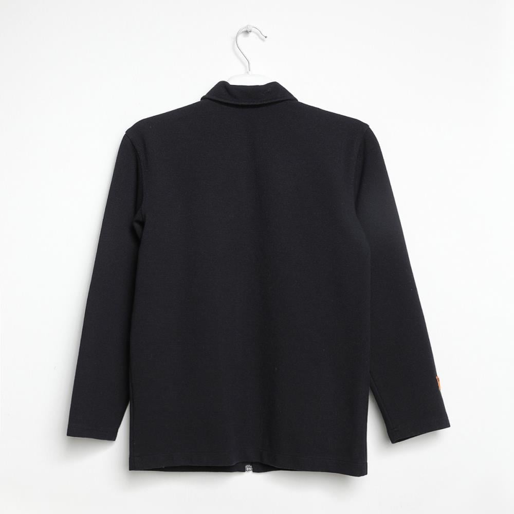 322312Erkek Çocuk Fermuarlı Cotton Sweatshirt 6-16 Yaş