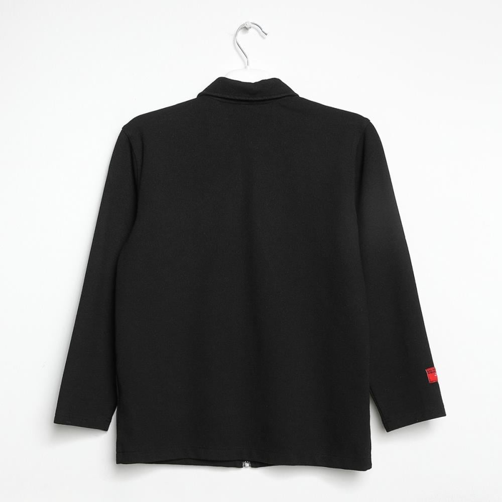 322312Erkek Çocuk Fermuarlı Cotton Sweatshirt 6-16 Yaş