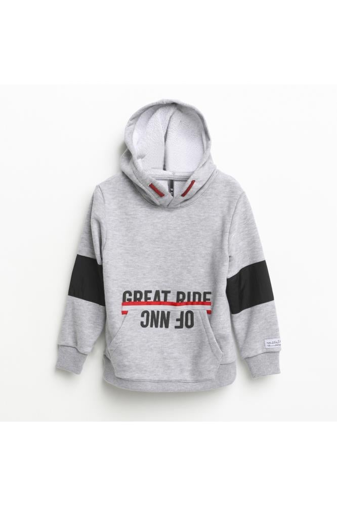 321344Erkek Çocuk Kapşonlu Seweatshirt 6-16 Yaş