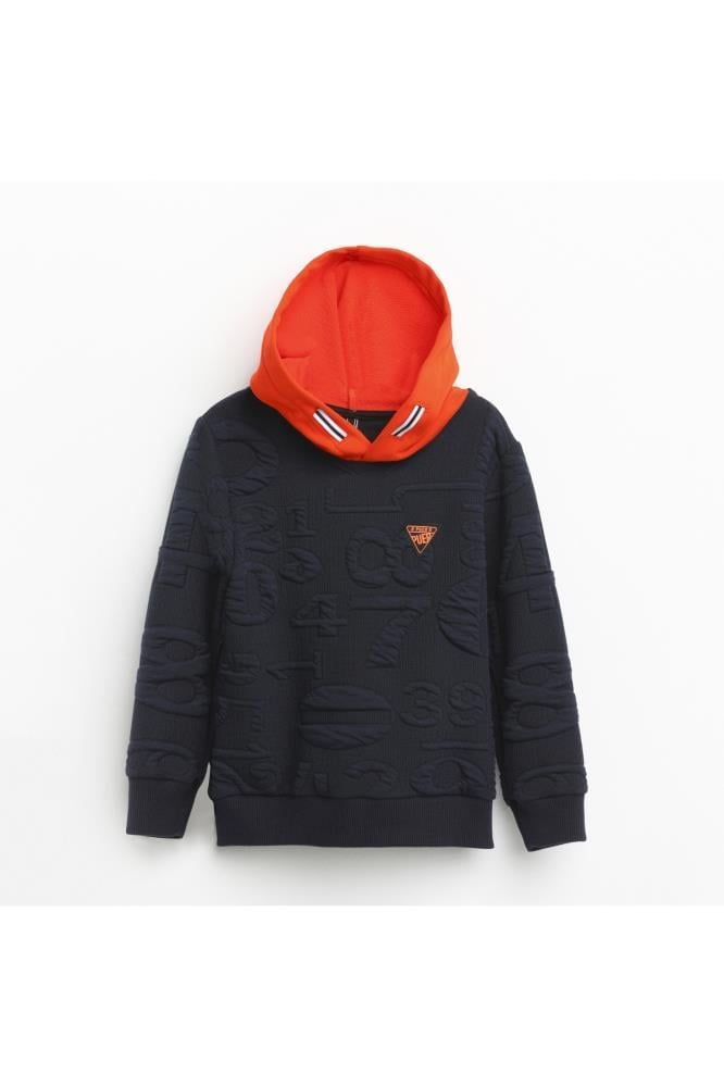 321333Erkek Çocuk Kapşonlu Sweatshirt 1-5 Yaş