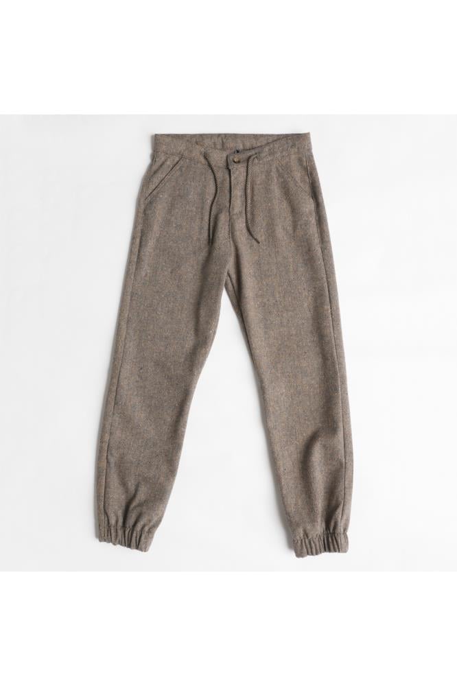 321204Erkek Çocuk Lastik Paça Cotton Pantolon 6-16 Yaş