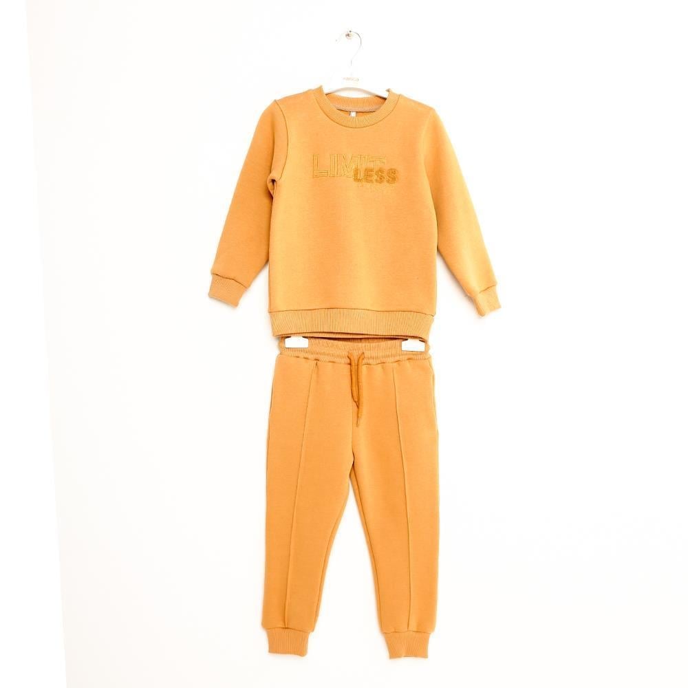 323909Erkek Çocuk Nakışlı Basic Eşofman Takımı 6-16 Yaş