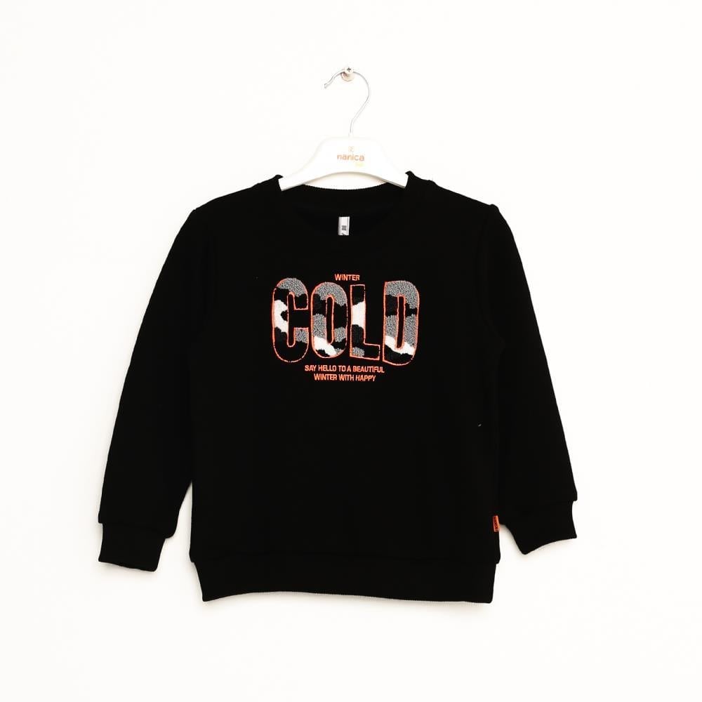 323308Erkek Çocuk Nakışlı Sweatshirt 1-5 Yaş