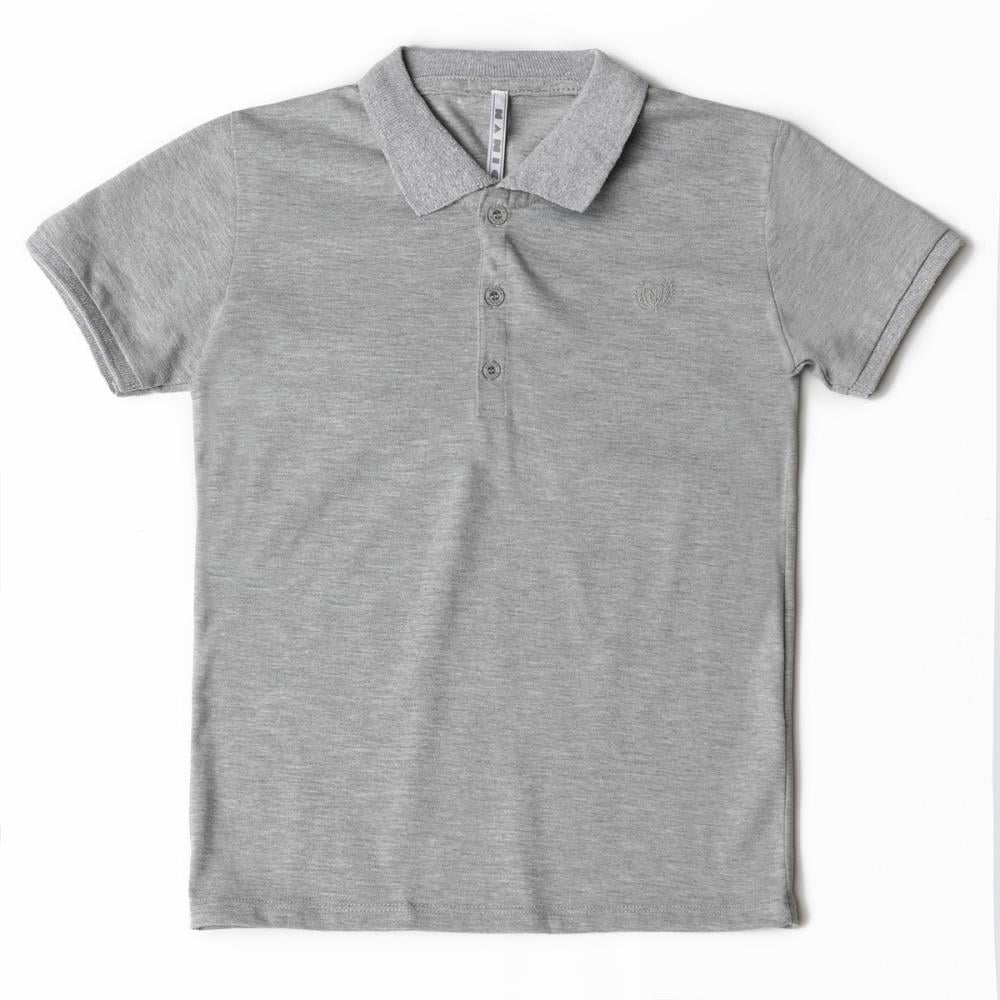 122352Erkek Çocuk Polo Yaka Basic T-Shirt 1-5 Yaş