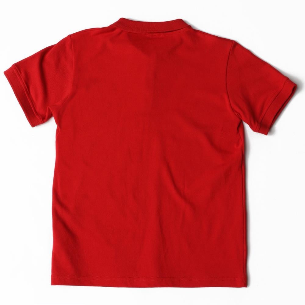 122353Erkek Çocuk Polo Yaka Basic T-Shirt 6-16 Yaş