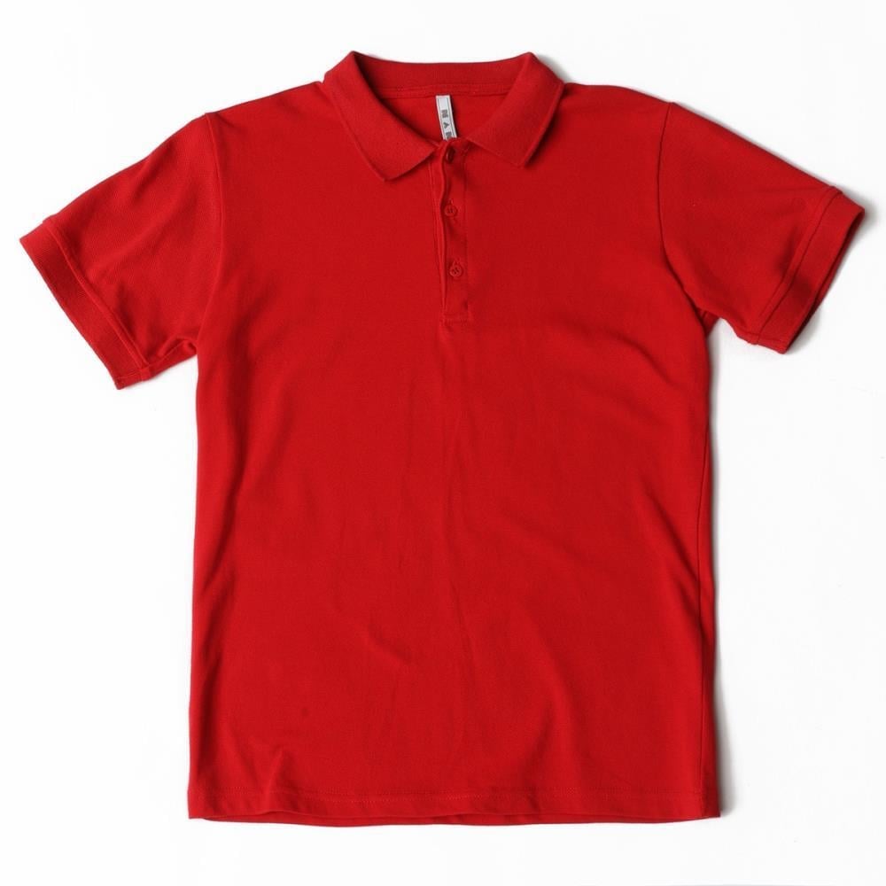 122353Erkek Çocuk Polo Yaka Basic T-Shirt 6-16 Yaş