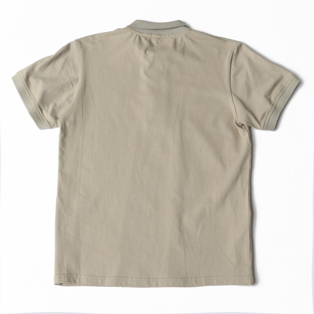122353Erkek Çocuk Polo Yaka Basic T-Shirt 6-16 Yaş
