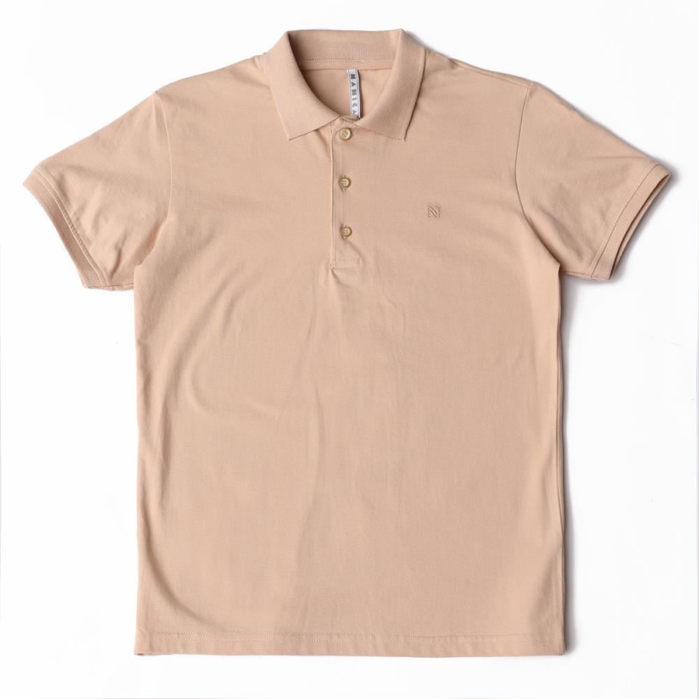 122353Erkek Çocuk Polo Yaka Basic T-Shirt 6-16 Yaş