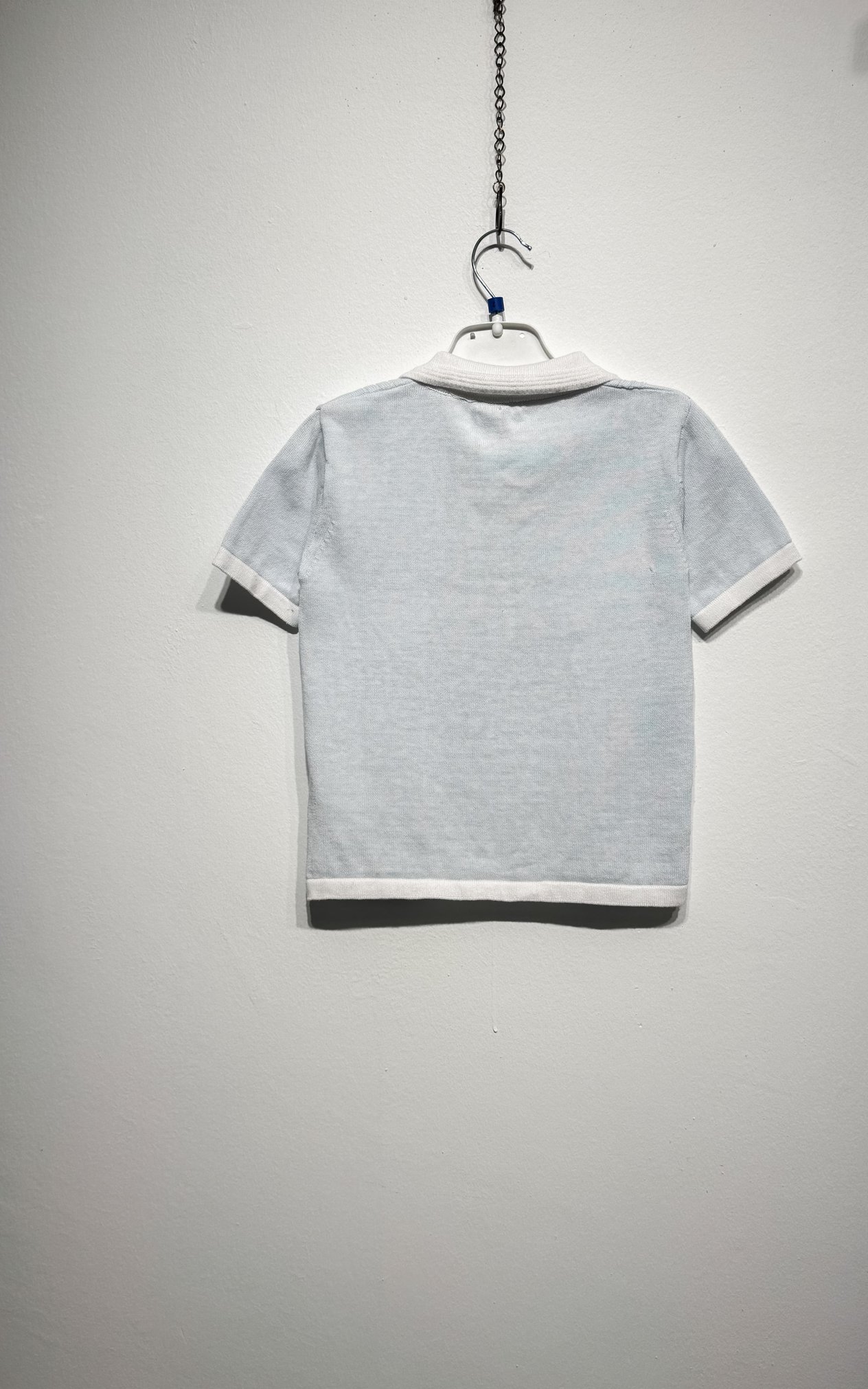 125406Erkek Çocuk Polo Yaka Çizgili Triko T-Shirt 1-5 Yaş