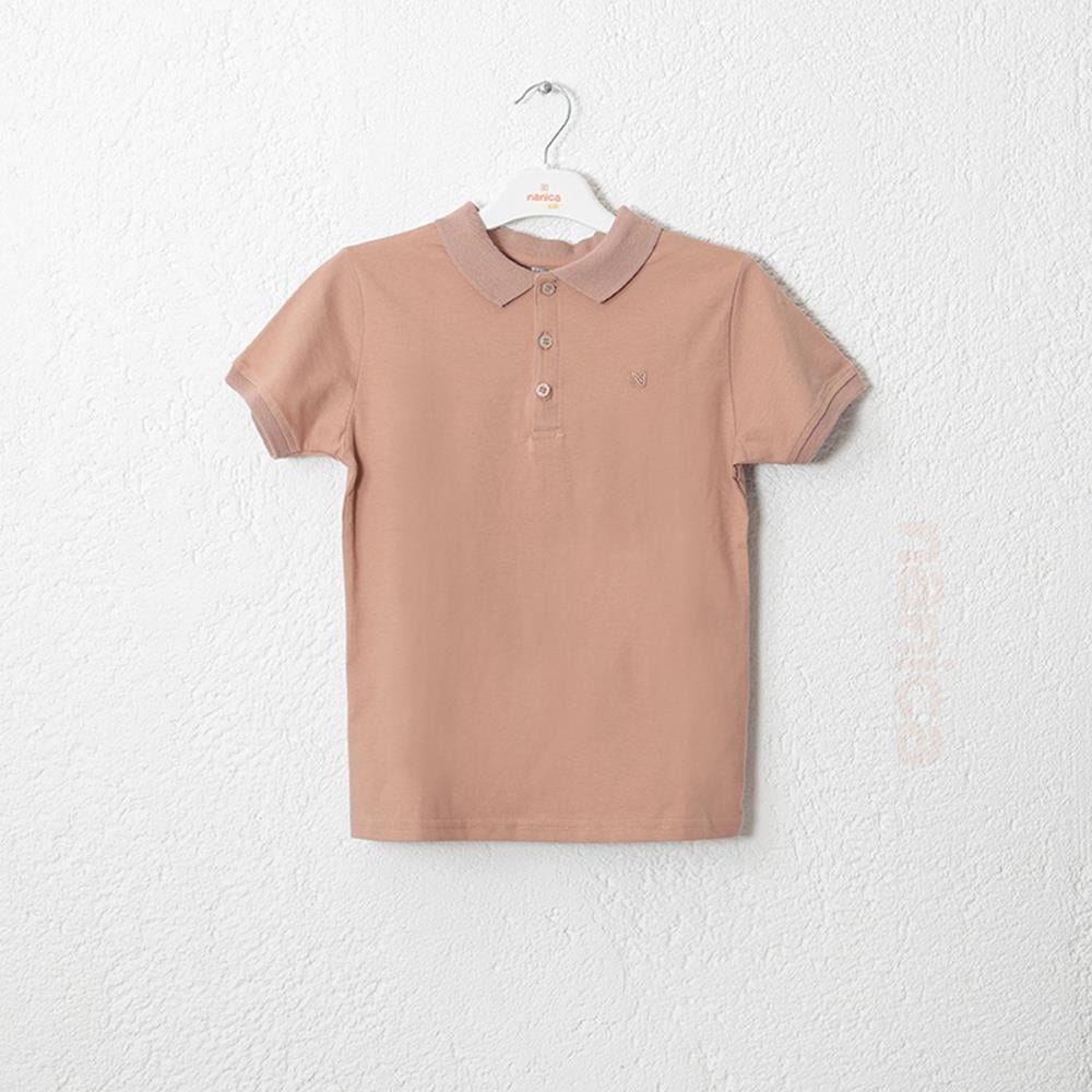 124312Erkek Çocuk Polo Yaka T-Shirt 1-5 Yaş