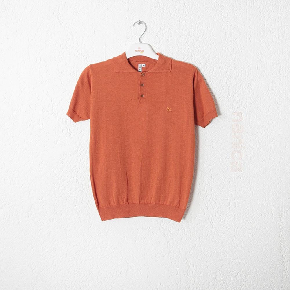 124405Erkek Çocuk Polo Yaka Triko T-Shirt 6-16 Yaş