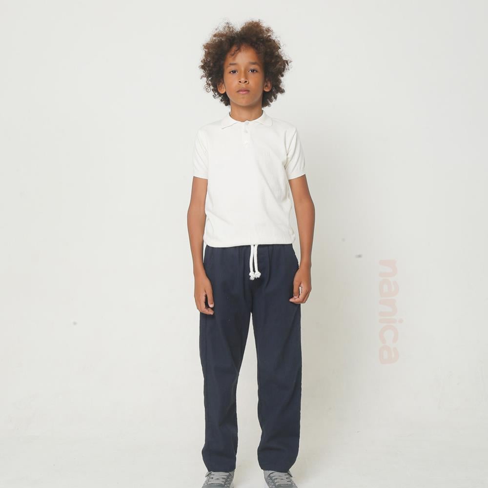 124405Erkek Çocuk Polo Yaka Triko T-Shirt 6-16 Yaş