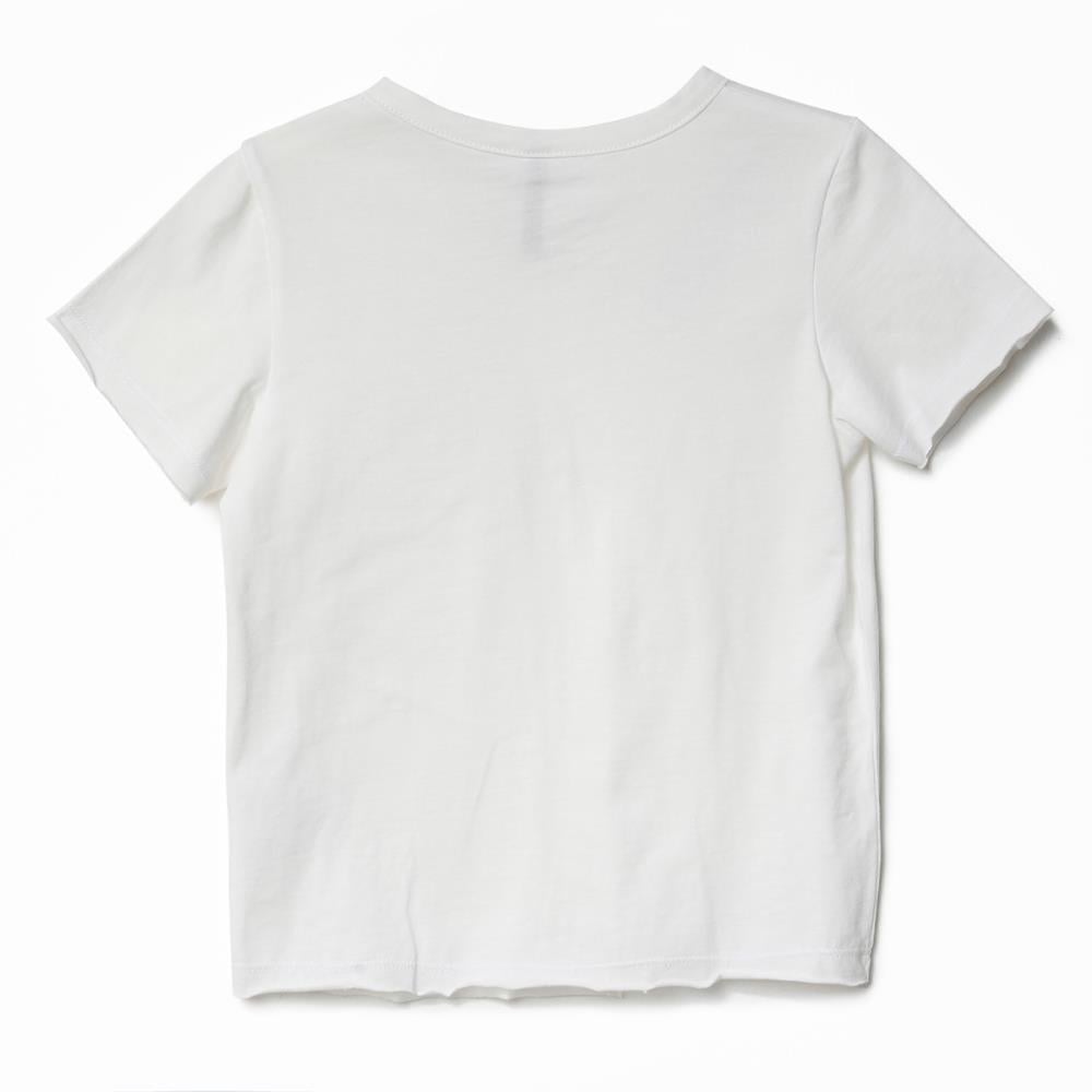 122328Erkek Çocuk V yaka Cepli T-Shirt 1-5 Yaş