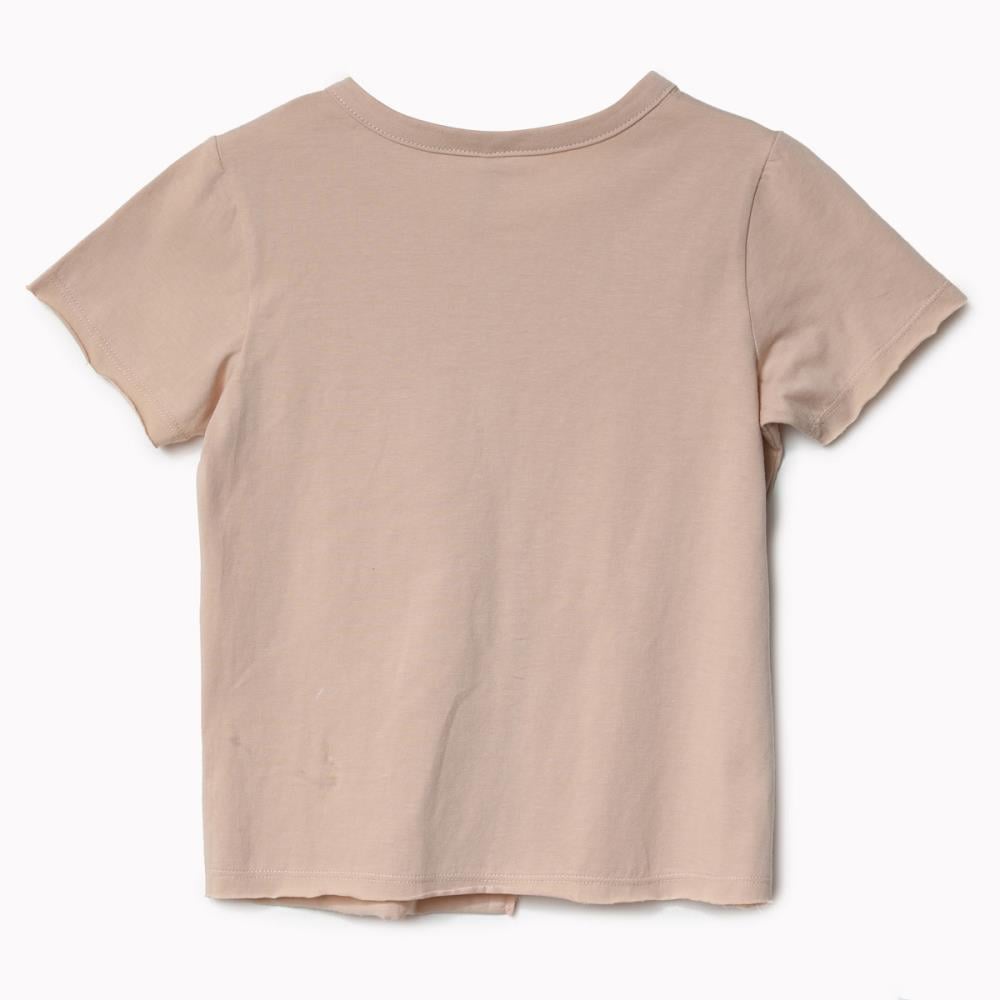 122328Erkek Çocuk V yaka Cepli T-Shirt 1-5 Yaş