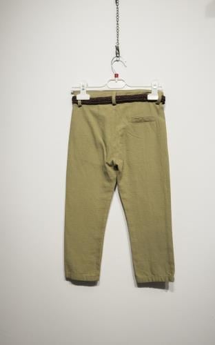 125205Erkek Garson Cotton Örme Kemerli Pantolon 6-16 Yaş