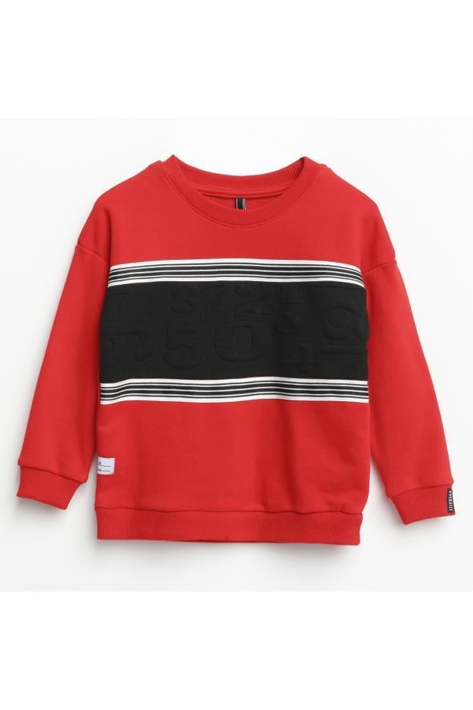 321332Erkek Garson Garnili Sweatshirt 6-16 Yaş