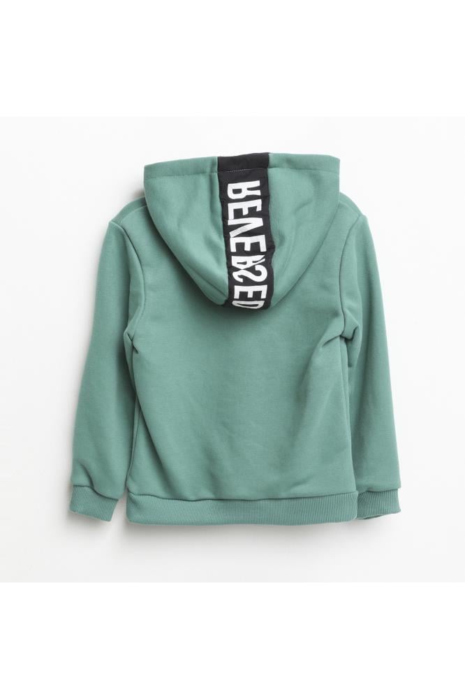 321346Erkek Garson Kapşonlu Sweatshirt 6-16 Yaş