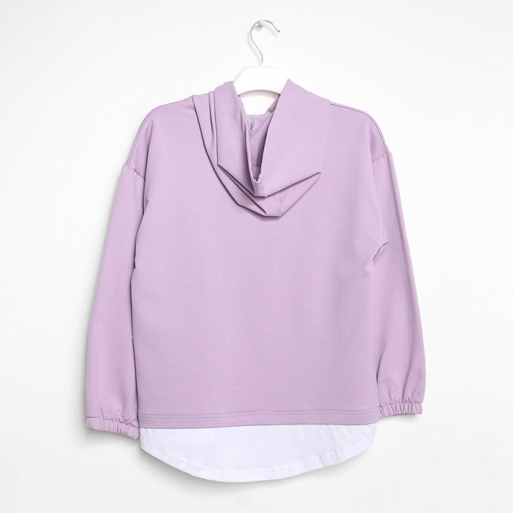 422312Kız Çocuk Kapşonlu Sweatshirt 1-5 Yaş