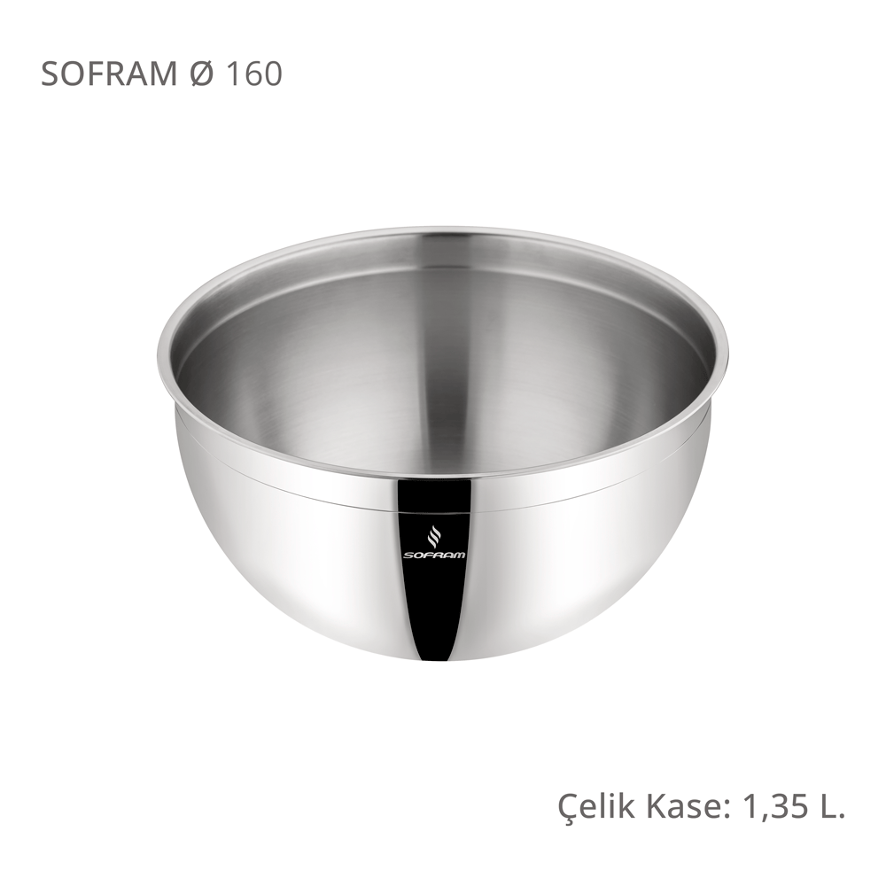Sofram 16 cm Çelik Kase