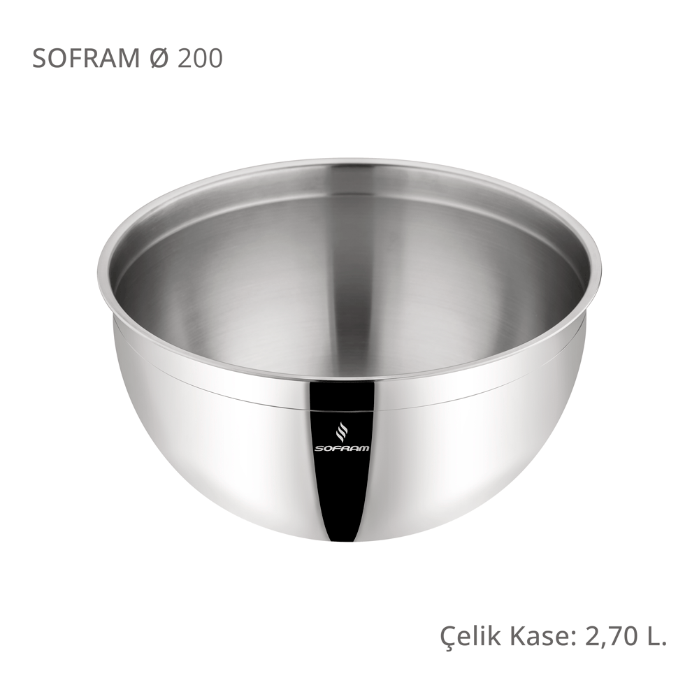 Sofram 20 cm Çelik Kase