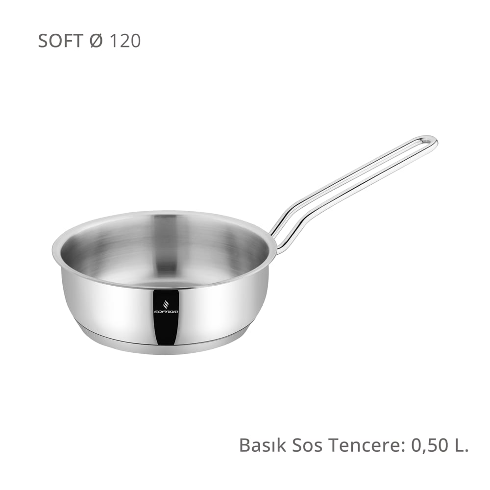 Sofram Soft 12 cm Basık Sos Tenceresi