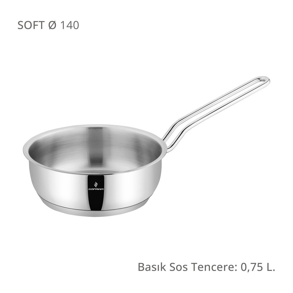 Sofram Soft 14 cm Basık Sos Tenceresi