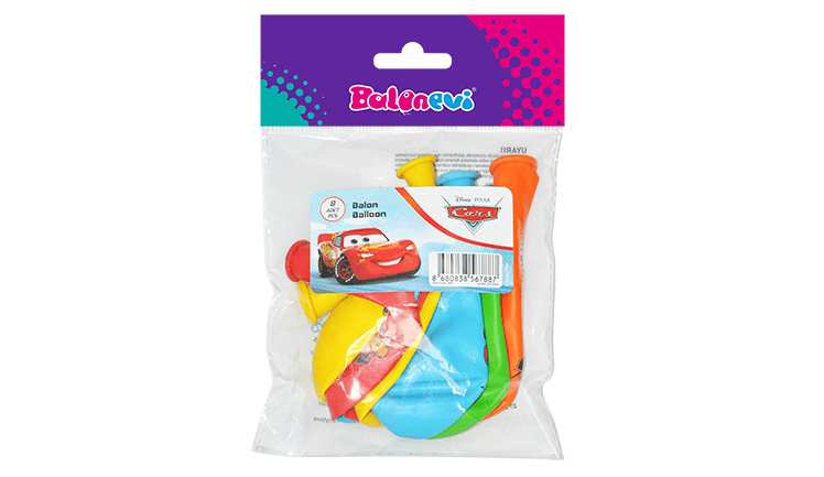 CARS LATEKS BALON SETİ