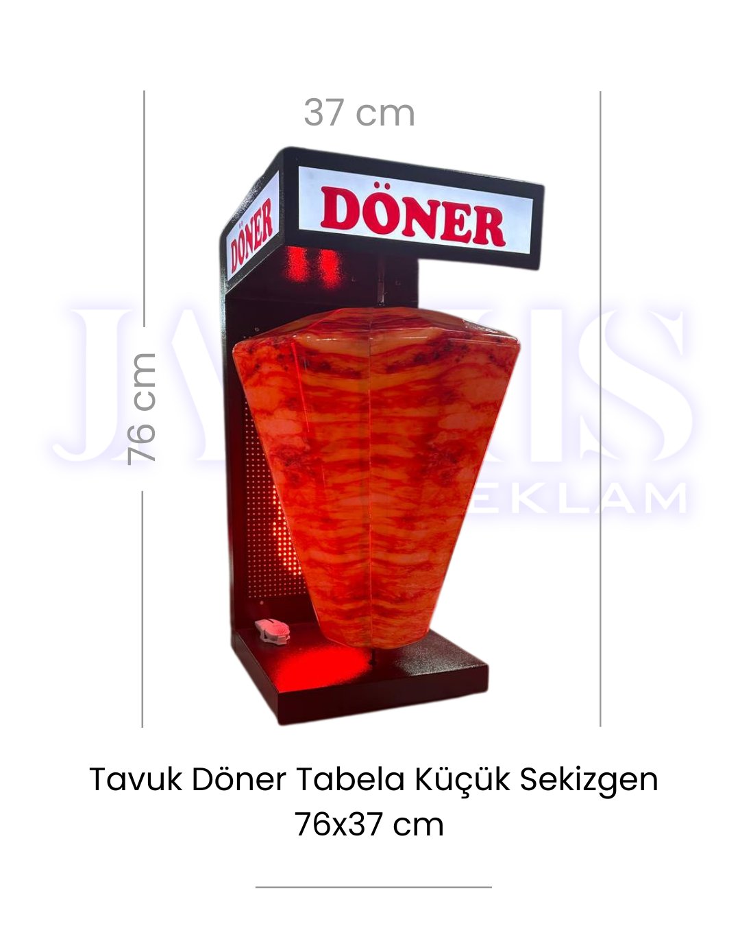 Tavuk Döner Tabela Küçük Sekizgen