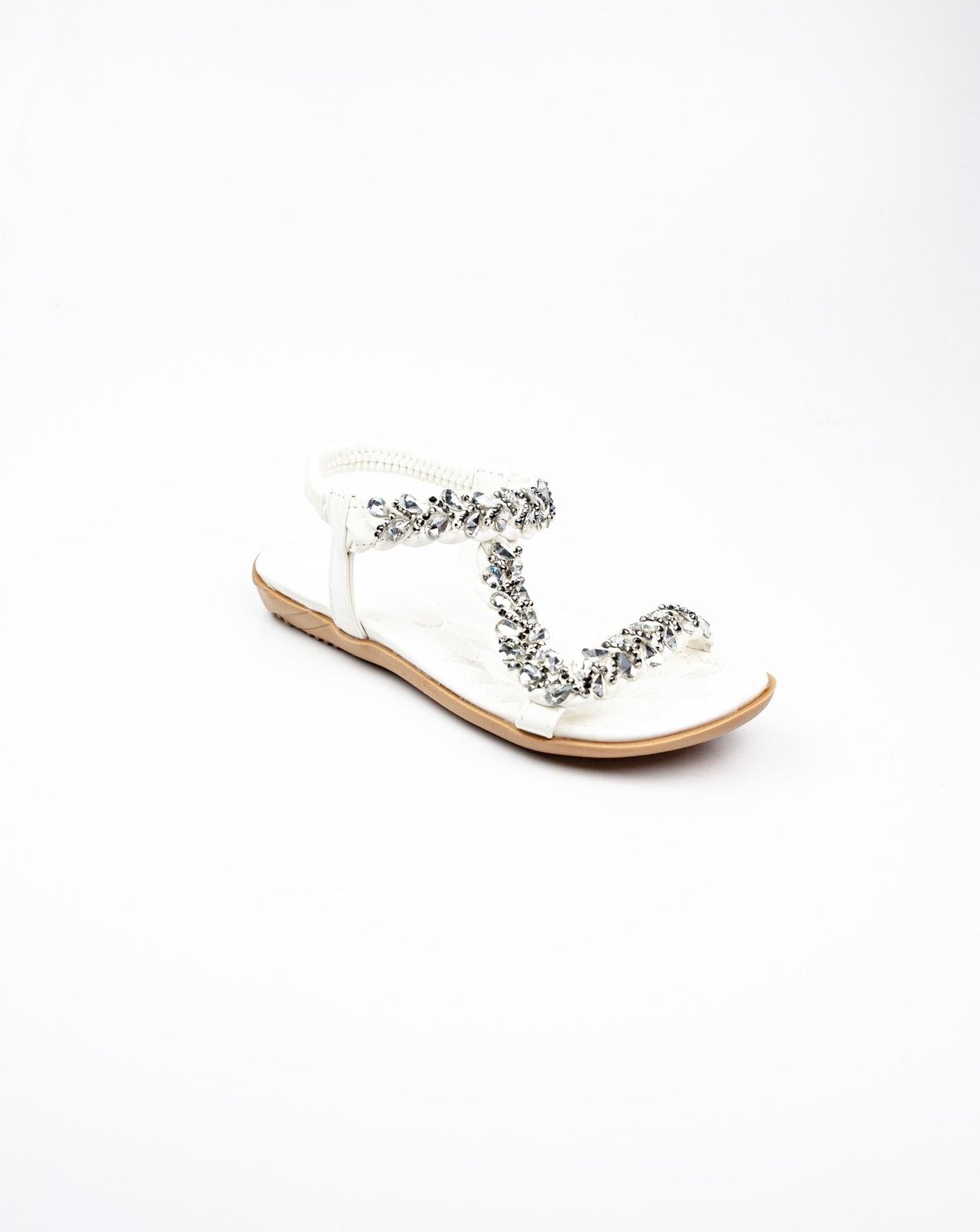 Guja 121 - 2 Beyaz Kız Çocuk Sandalet 