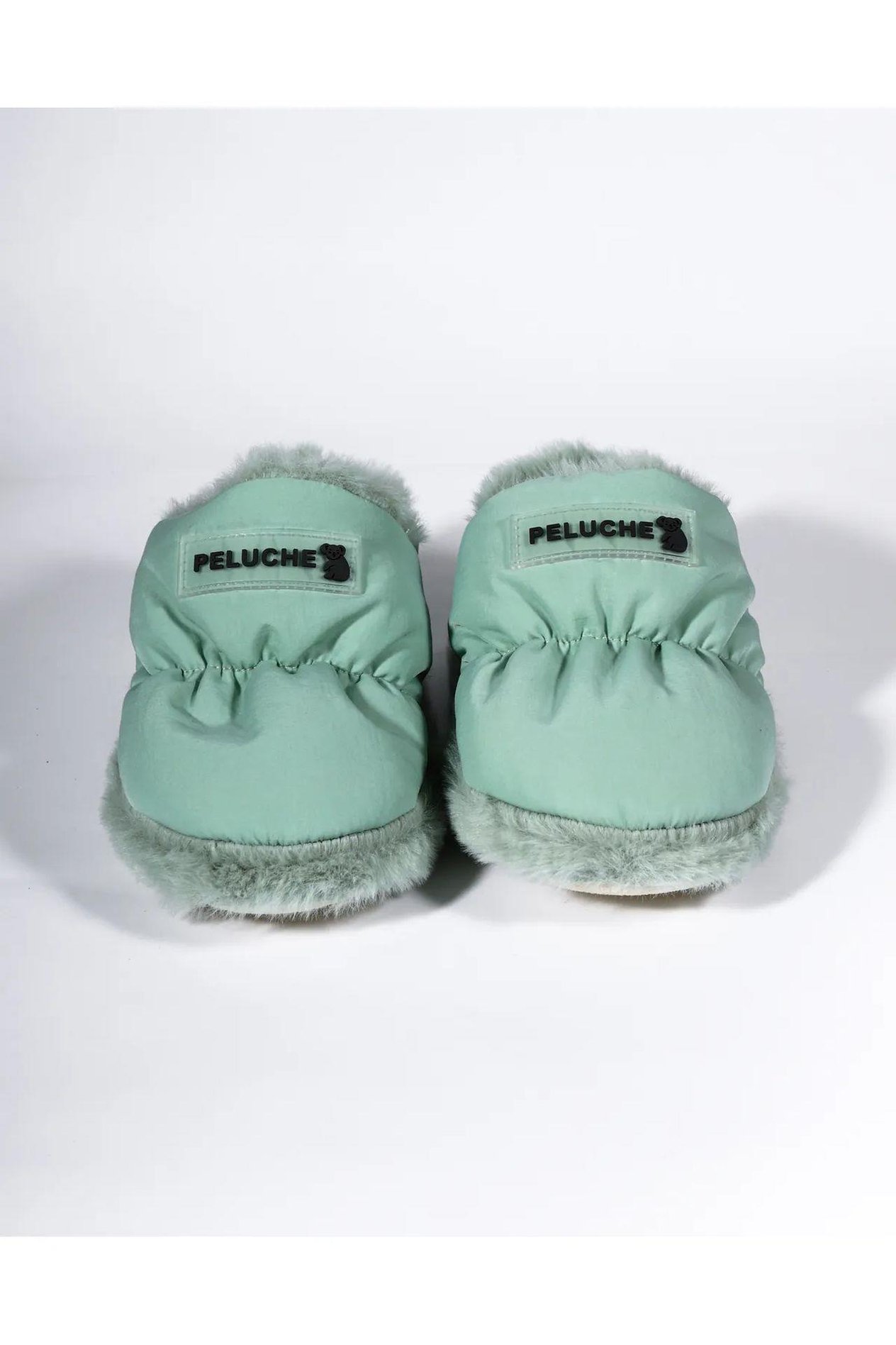 Peluche 2025 Mint Yeşil Çocuk Ev Ayakkabısı Panduf