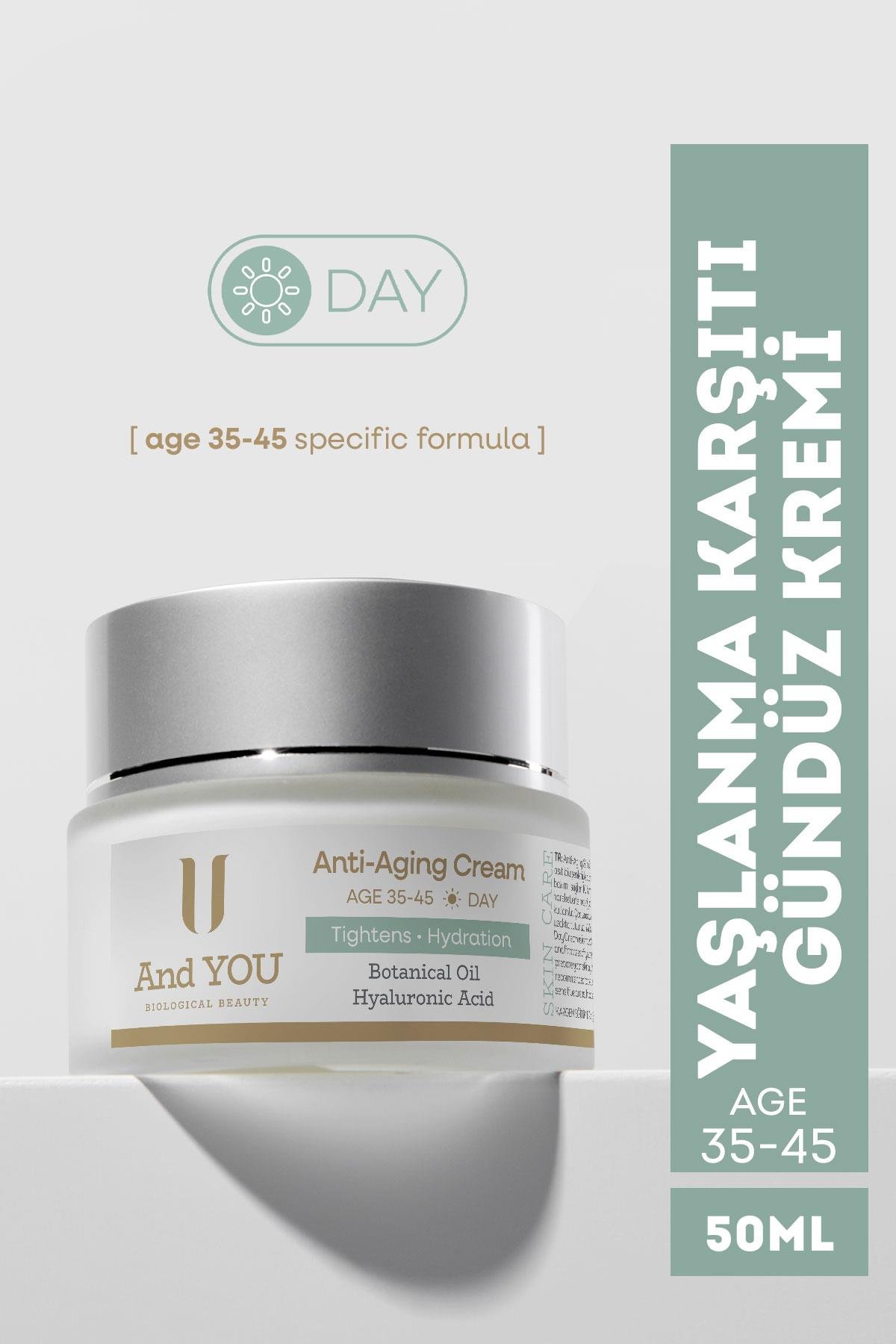 And You Anti -Aging Cream Day / Yaşlanma Karşıtı Krem Gündüz (35-45 Yaş) 50 ml