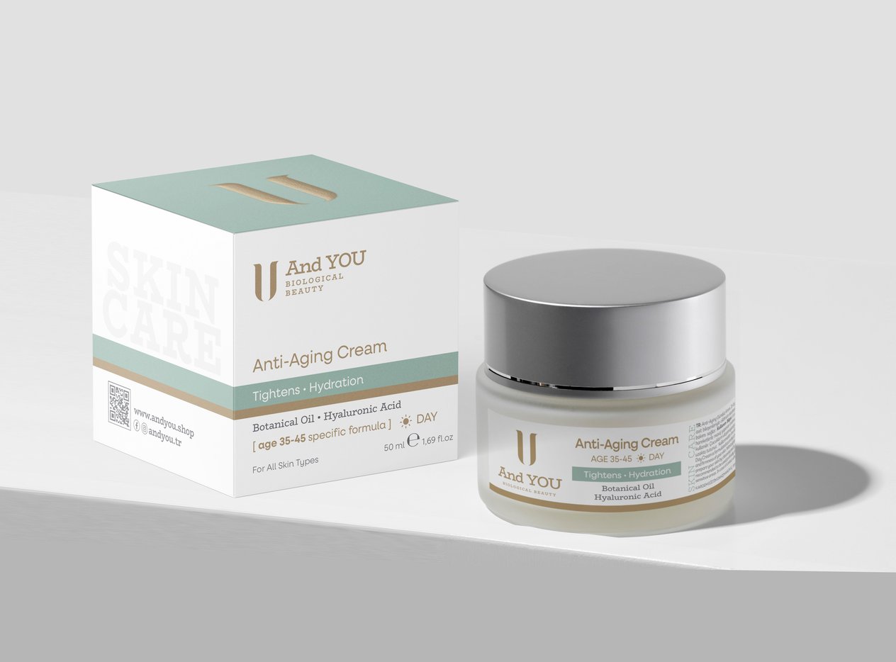 And You Anti -Aging Cream Day / Yaşlanma Karşıtı Krem Gündüz (35-45 Yaş) 50 ml