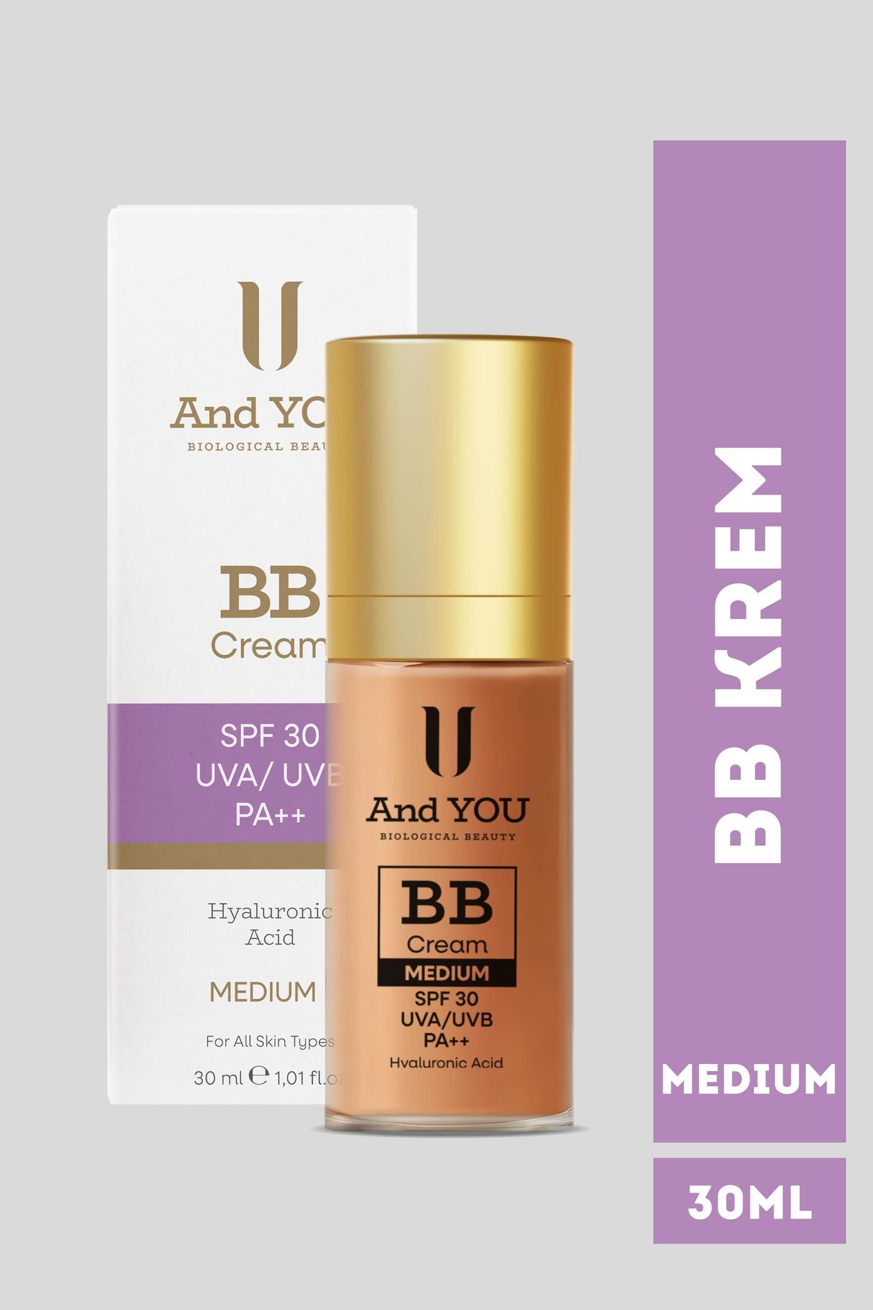 And You BB Cream 30 ml / Medium