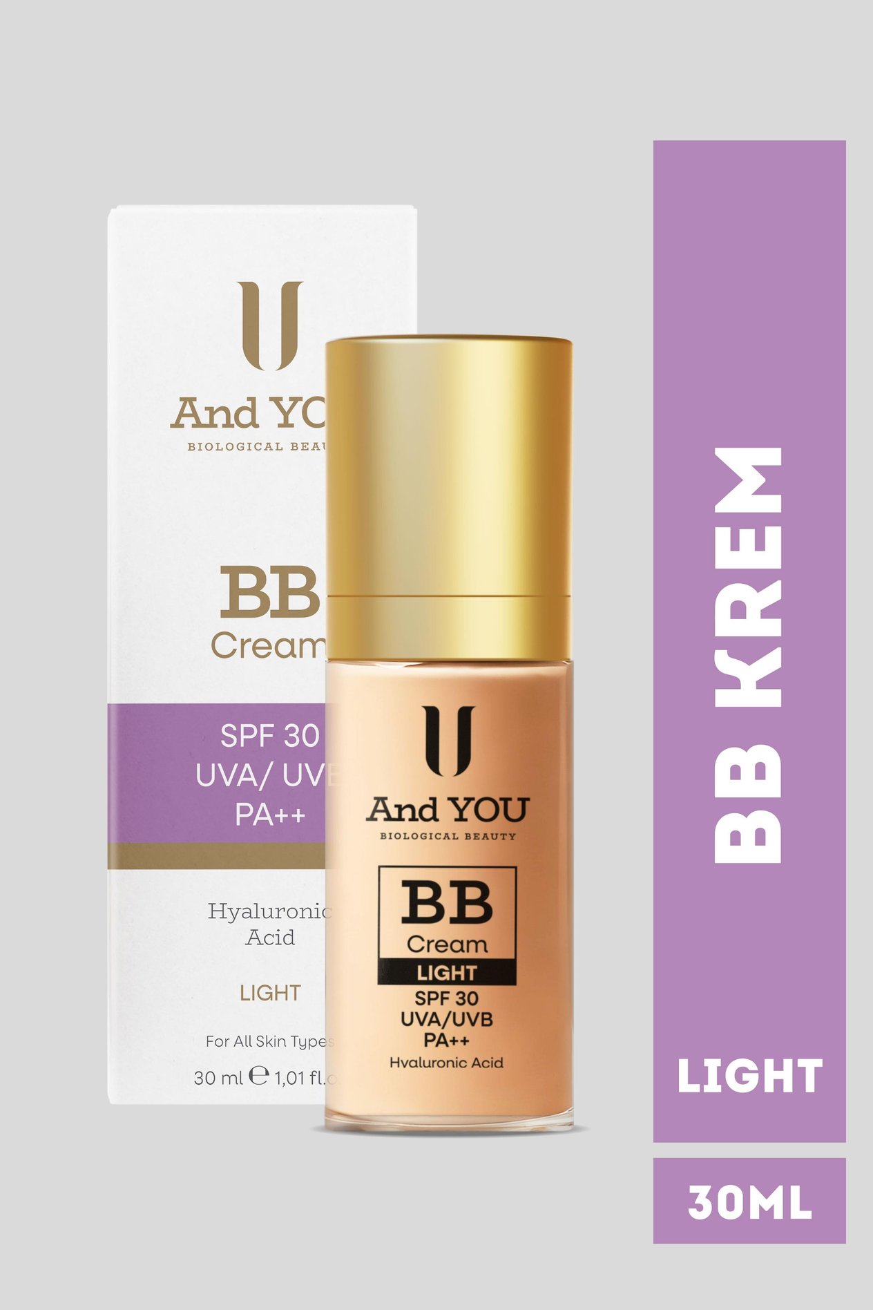 And You BB CREAM Light 30 ml
