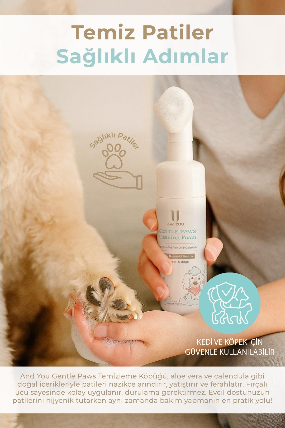 And You Pati Temizleme Köpüğü 150 ml