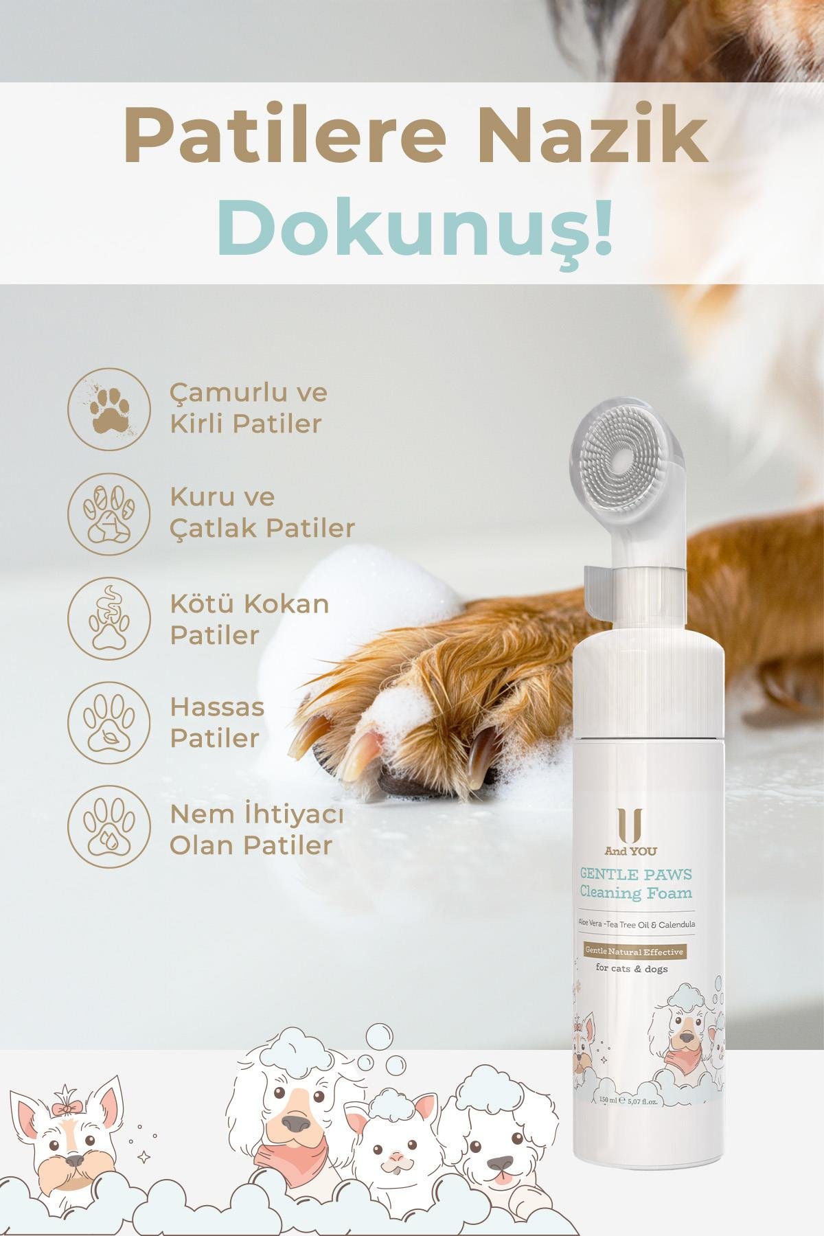 And You Pati Temizleme Köpüğü 150 ml