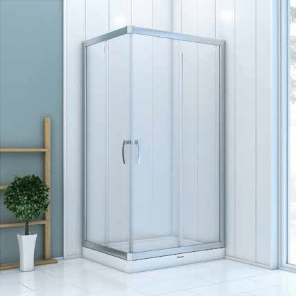 SHOWER BOSS 2 Sabit 2 Açılır Dikdörtgen Tekne Üzeri Kabin