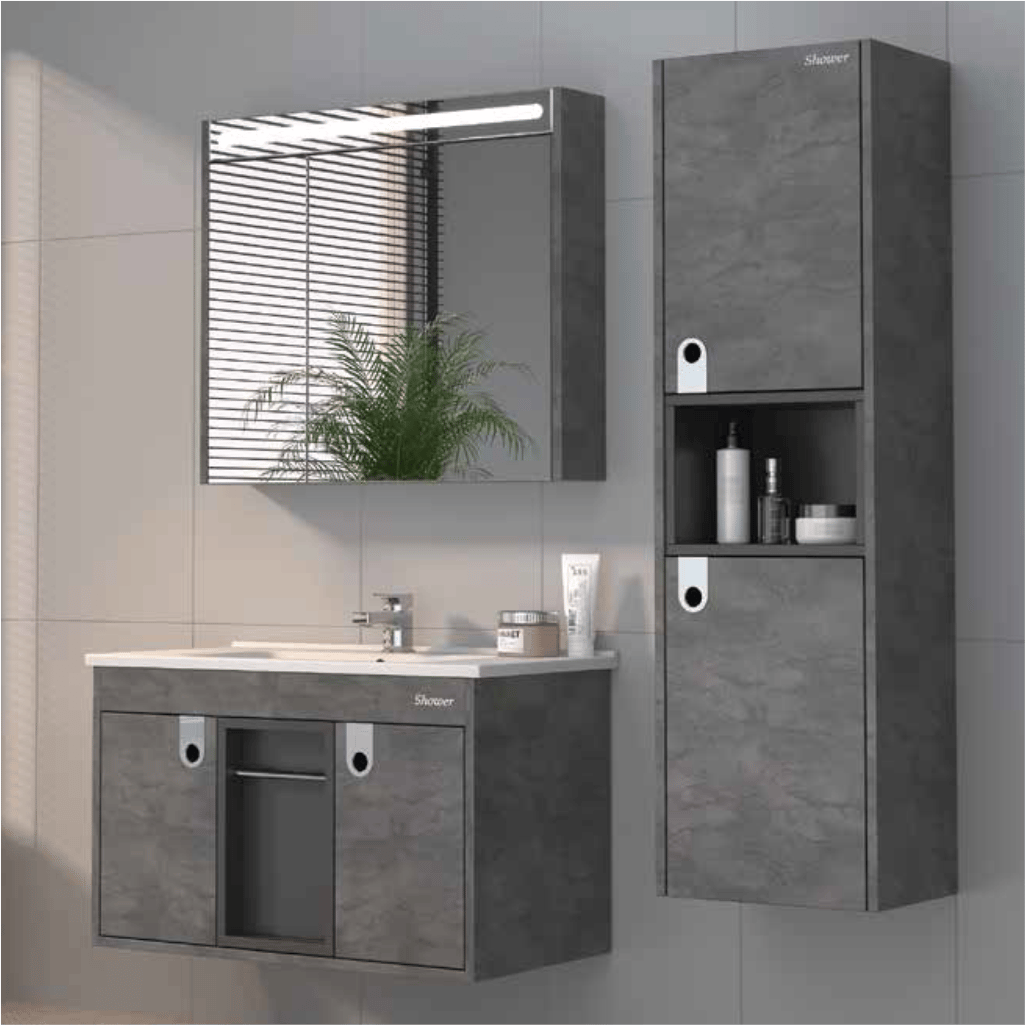 SHOWER ZARIA Banyo Dolabı 80 Cm (Boy Dolabı Dahil Değildir.)
