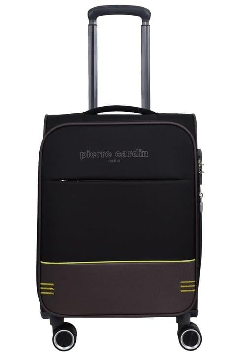 Pierre Cardin Ultra Light Hafif Lüx Kumaş Kabin Boy Valiz Siyah PC8200