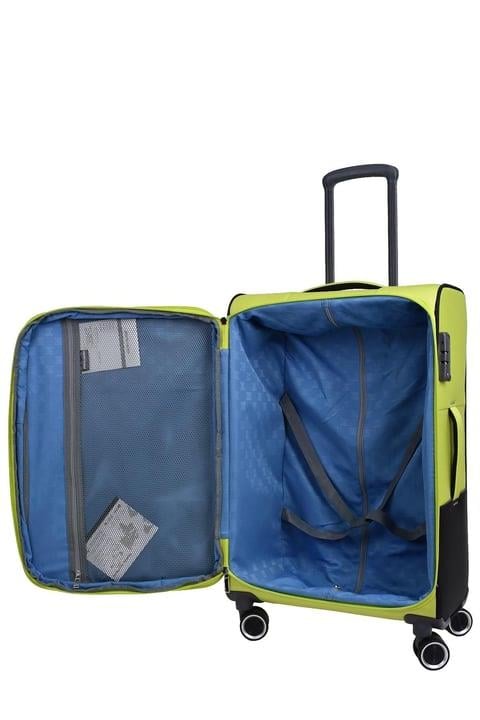 Pierre Cardin Ultra Light Hafif Lüx Kumaş Orta Boy Valiz Yeşil PC8200