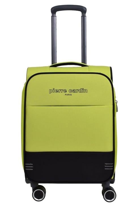Pierre Cardin Ultra Light Hafif Lüx Kumaş Kabin Boy Valiz Yeşil PC8200