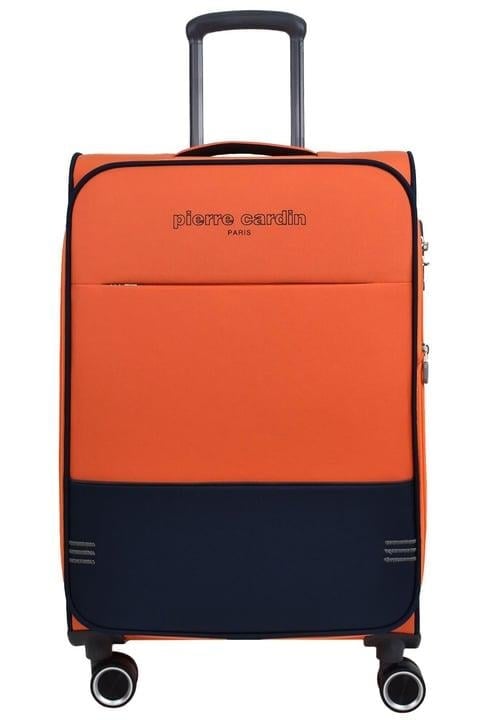 Pierre Cardin Ultra Light Hafif Lüx Kumaş Orta Boy Valiz Turuncu PC8200