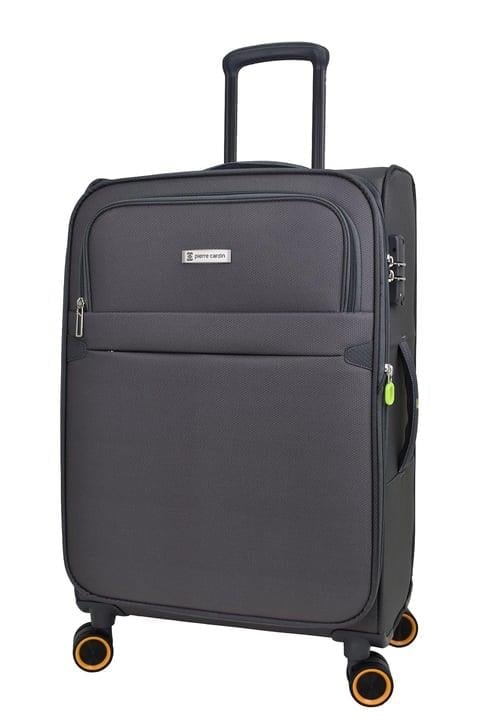 Pierre Cardin Ultra Light Hafif Lüx Kumaş Orta Boy Valiz Gri PC6000