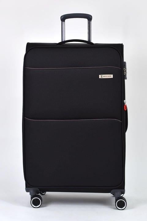 Pierre Cardin Ultra Light Hafif Lüx Kumaş Kabin Boy Valiz Siyah PC6050