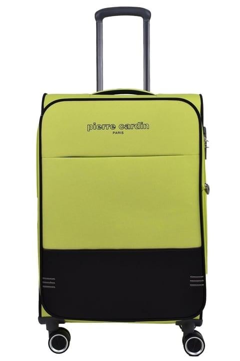 Pierre Cardin Ultra Light Hafif Lüx Kumaş Orta Boy Valiz Yeşil PC8200