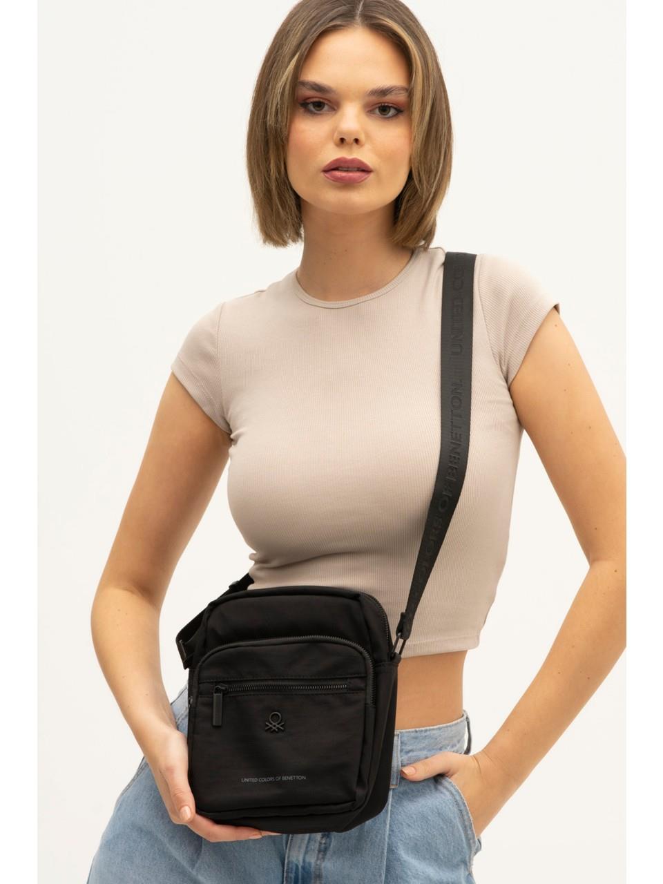 United Colors Of Benetton Erkek Omuz Çantası Siyah BNT1262